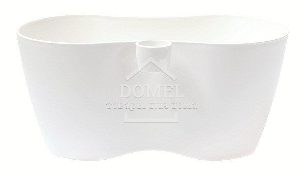 Горщик для рослин Limes DUBLO - білий, 2,3 л, 5905197985572