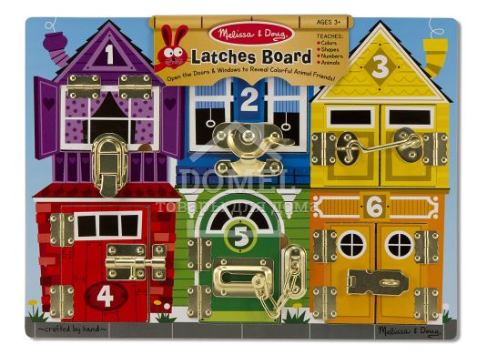 MD13785 Latches Board (Деревянная доска с задвижками)