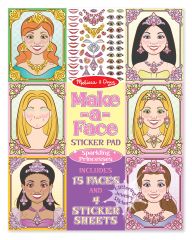 MD19433 Make-a-Face Princesses (Набір наклейок "Принцеси"), Для дівчаток, Від 4 років, Набори наклейок