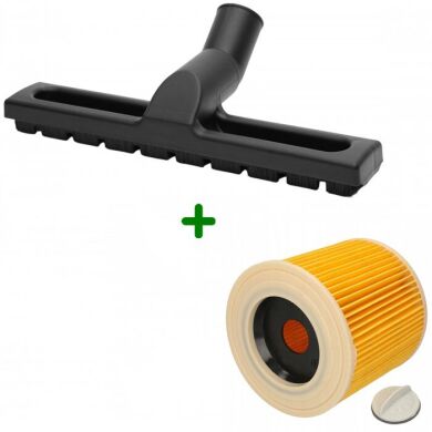 Щітка + фільтр для пилососів Karcher WD2, WD3, NT 20/1 Me Classic, Karcher