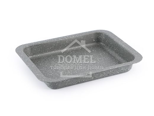 Форма для запекания 32 х 24,5x4,5 см (углеродистая сталь с антипригарным покрытием), Форма для выпечки, Нержавеющая сталь, Для духовок, 32 см, Квадратная