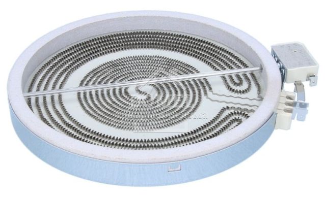 Конфорка склокерамічної поверхні 210/120 ММ 2100/700W WHIRLPOOL C00339918 (481231018895)