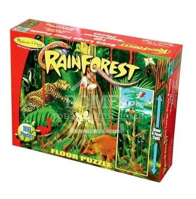 MD10444 Rain Forest (100 pc) ("Джунгли" - напольный пазл, 100 эл.)