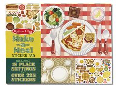 MD4193 Make-a-Meal Sticker Pad (Набір стікерів "Домашній ресторан"), Від 5 років, Набори наклейок