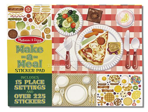 MD4193 Make-a-Meal Sticker Pad (Набор стикеров "Домашний ресторан")