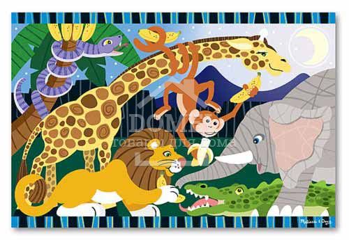 MD4423 Сафарі -напольний пазл, 24 ел., Від 6 років, Пазли підлогові