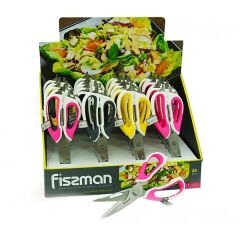Ножиці кухонні універсальні Fissman 23 см в асортименті PR-7713.SR