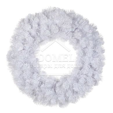 Вінок декоративний штучний Icelandic iridescent білий з віблиском, &oslash; 60 см, Triumph Tree Edelman, Вінок декоративний, Білий, До 1 метра