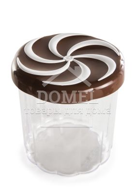 Контейнер для сладостей, печенья, 2,6 л, 2,6 л, Контейнер для хранения, Пищевой пластик, Пластик, Круглая