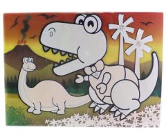 Килимок для малювання водою Динозавр29x21 см (пластик)