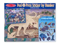 MD4007 Peel & Press Sticker (Об'ємна наклейка за номерами "Динозаври"), Для дівчаток, Для хлопчиків, Від 5 років, 3D наклейки