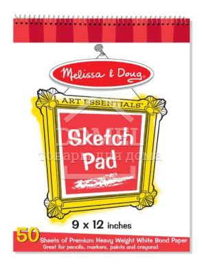 MD4194 Sketch Pad (Альбом для малювання, 23х30,5 см), Для дівчаток, Для хлопчиків, Від 3 років, Альбом