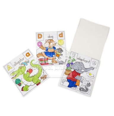MD9109 Easel Pad A-Z (Гигантская раскраска "Алфавит")
