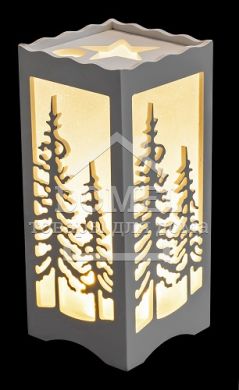 Ліхтар декоративний пластик, білий, "Luca Lighting"