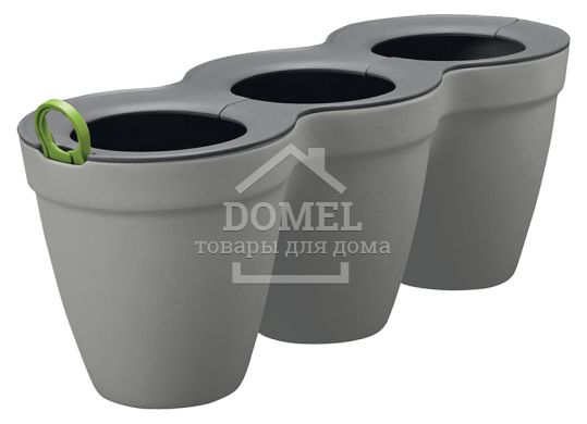 Горщик для рослин Ivy Herbs колір сірий, 7290106924055GREY