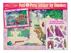 MD4009 Peel & Press - Fairytale Princess (Об'ємна наклейка за номерами "Казкова принцеса"), Для дівчаток, Від 5 років, 3D наклейки
