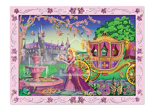MD4009 Peel & Press - Fairytale Princess (Объемная наклейка по номерам "Сказочная принцесса")