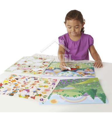 MD9148 Scratch & Sniff - Floral Fairies (Набір ароматичних наклейок "Квіткові феї"), Для дівчаток, Від 4 років, Набори наклейок