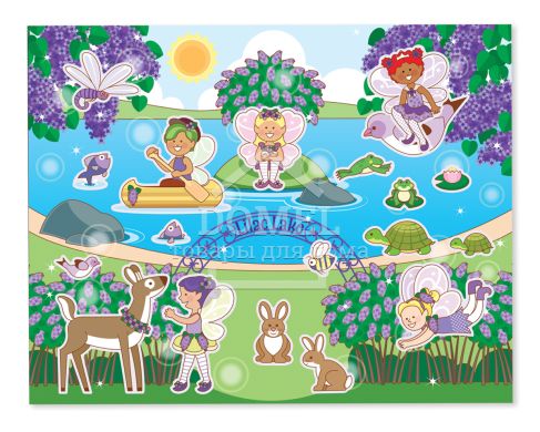 MD9148 Scratch & Sniff - Floral Fairies (Набір ароматичних наклейок "Квіткові феї"), Для дівчаток, Від 4 років, Набори наклейок