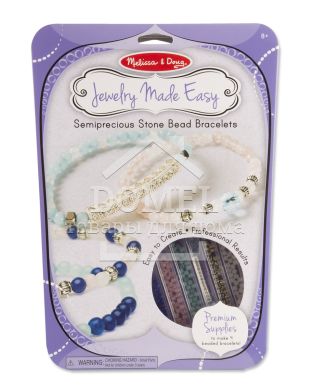MD9475 Semiprecious Stone Bead Bracelets (Набір для юних дизайнерів "Браслети"), Для дівчаток, Від 8 років, Прикраси