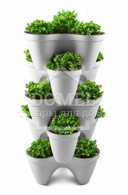 Горщик для рослин IVY planter біл-зелен., 7290103661380