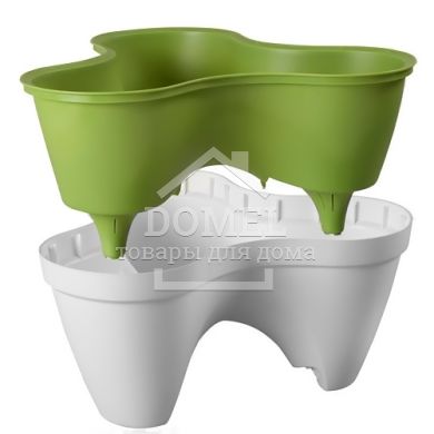 Горщик для рослин IVY planter біл-зелен., 7290103661380