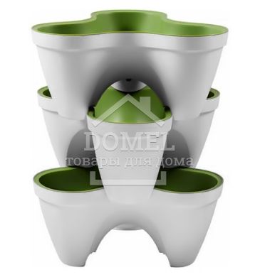 Горщик для рослин IVY planter біл-зелен., 7290103661380