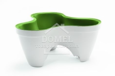 Горщик для рослин IVY planter біл-зелен., 7290103661380