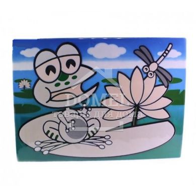 Коврик для рисования водой Лягушонок 29x21 см (пластик)