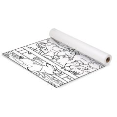 MD9230 Animal Habitats Easel Paper Roll (18" x 40') (Рулонная раскраска "Места обитания животных", 45,7 см х 12,2 м)