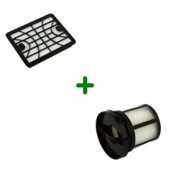 DP13009+DP13011KIT Набір фільтрів DOMPRO для пилососів ZELMER Solaris Twix 5500 і Clarris Twix 2750 (2000.0050+6012010105), Zelmer