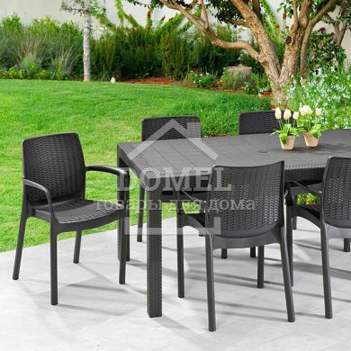 Стул Bali серый, 7290106928237