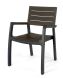 Стілець Harmony armchair сірий з коричневим, 7290106925748