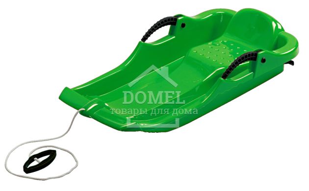 Зимние санки "Alpen Spider" зеленые, Санки-корыто
