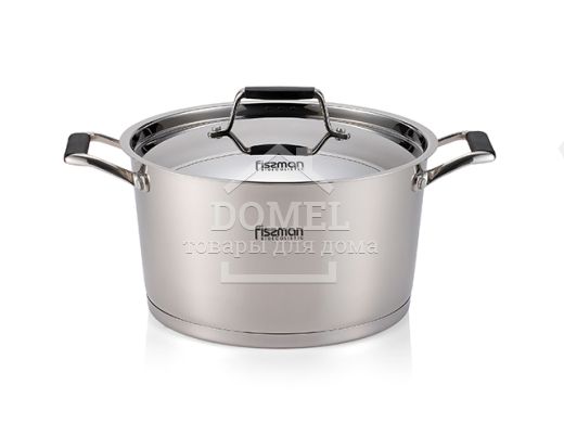 Кастрюля ELARA 16x9,5 см / 1,7 л со стальной крышкой (нержавеющая сталь)