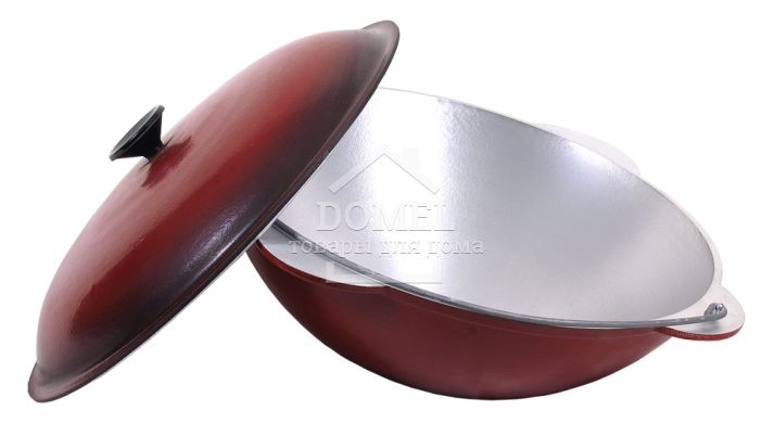 Казан татарський з кришкою емаль 6л, ЕКТД06к, 4820149871363