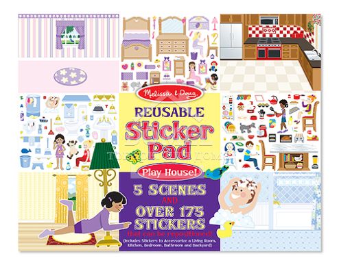 MD14197 Play House! Reusable Sticker Pad (Набор многоразовых наклеек "Мой дом")