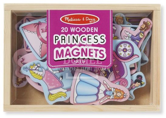 MD19278 Wooden Princess Magnets (Фигурки на магнитах - Принцессы)
