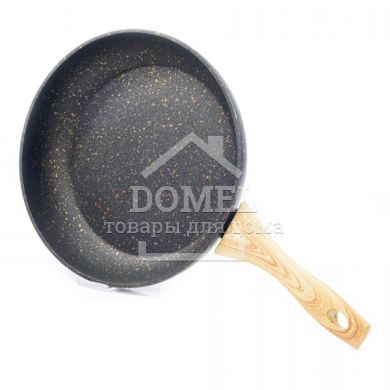 Сковорода для жарки COSMIC BLACK 24x4,9 см с индукционным дном (алюминий с антипригарным покрытием)