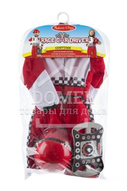 MD18562 Race Car Driver F1 (Костюм "Гонщик" від 3-6 років), Для дівчаток, Для хлопчиків, Від 3 років, Костюми