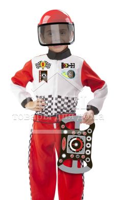 MD18562 Race Car Driver F1 (Костюм "Гонщик" від 3-6 років), Для дівчаток, Для хлопчиків, Від 3 років, Костюми