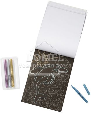 MD9320 Metallic Marker Trace & Color Pad (Набір для малювання з металік-маркерами)