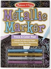 MD9320 Metallic Marker Trace & Color Pad (Набір для малювання з металік-маркерами)