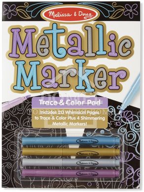 MD9320 Metallic Marker Trace & Color Pad (Набір для малювання з металік-маркерами)