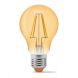 LED лампа VIDEX Filament A60FA 7W E27 2200K 220V бронза, E27, 2200K, 630Lm, 7W