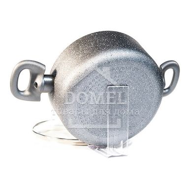 Каструля MOON STONE 20x9 см / 2,8 л зі скляною кришкою (алюміній з антипригарним покриттям)