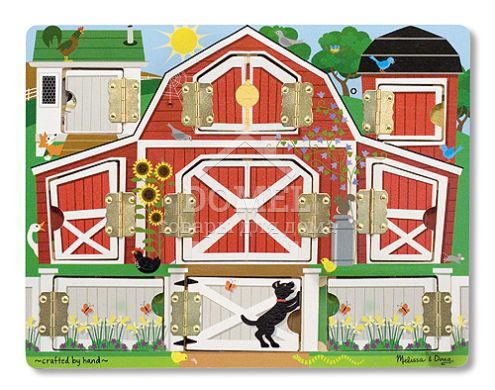 MD14592 Доска с окошками "Ферма"