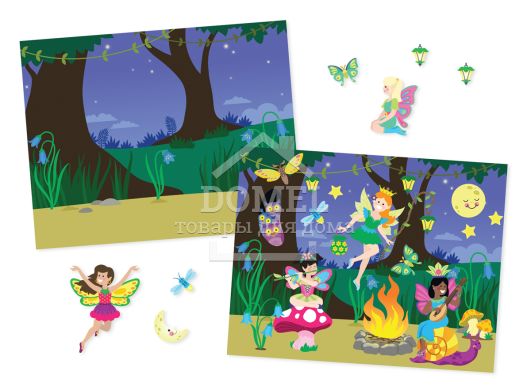 MD8603 Fairies Reusable Sticker Pad (Набор многоразовых наклеек "Феи")