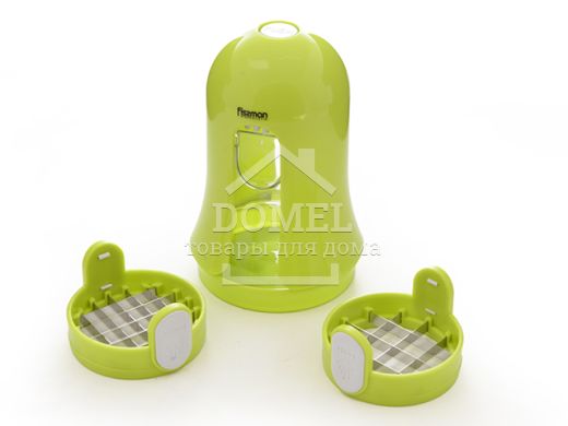 Резак для картофеля фри на брусочки с 2 сменными лезвиями (нержавеющая сталь в пластиковом корпусе)