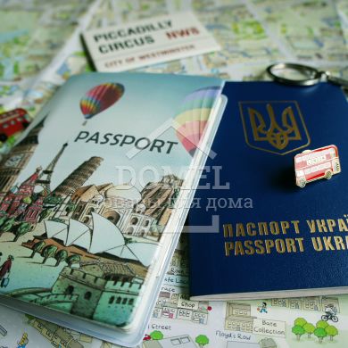 Обкладинка для паспорта ZIZ "Навколо світу"